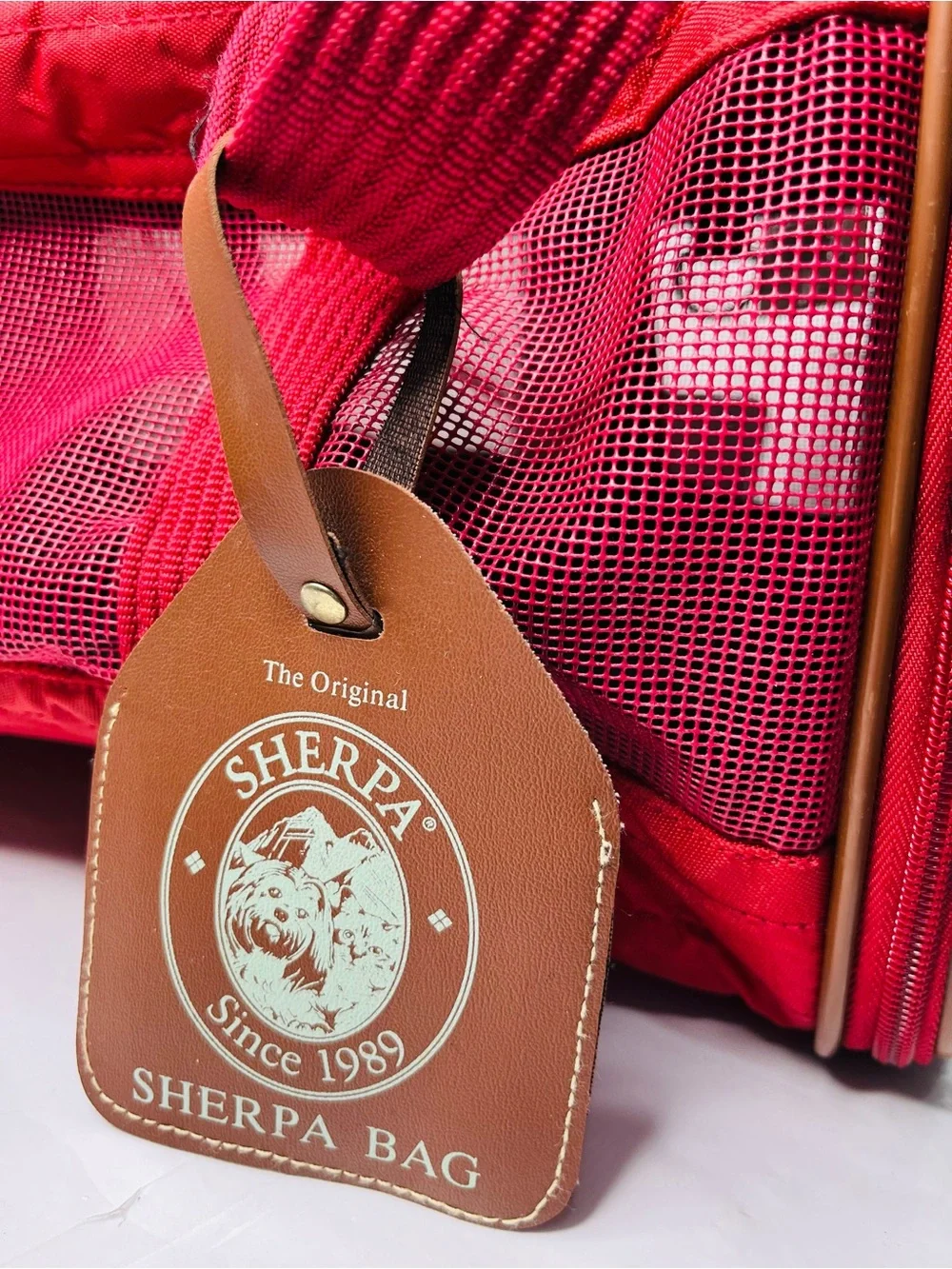Red Small Pet Carrier Bag
